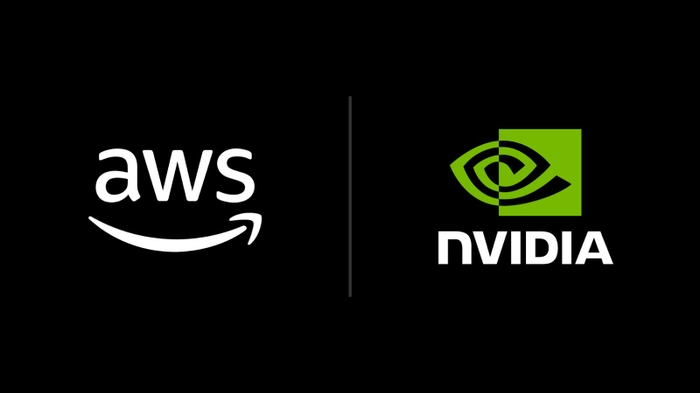 AWS 与 NVIDIA 扩大人工智能基础设施合作的官方新闻配图。